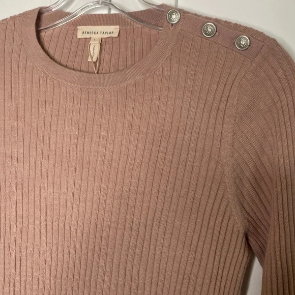 REBECCA TAYLOR Ribbed Sweater - Picture 2 of 8